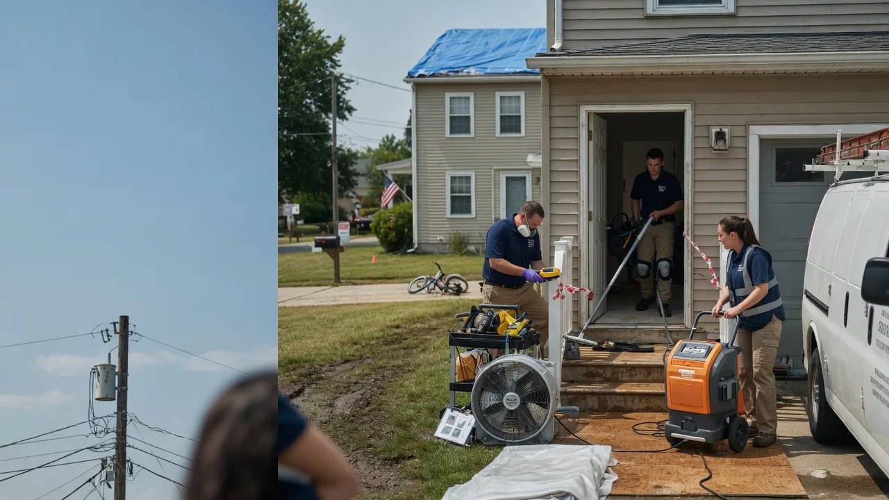 Water Damage Repair in Rhoadesville, VA near me